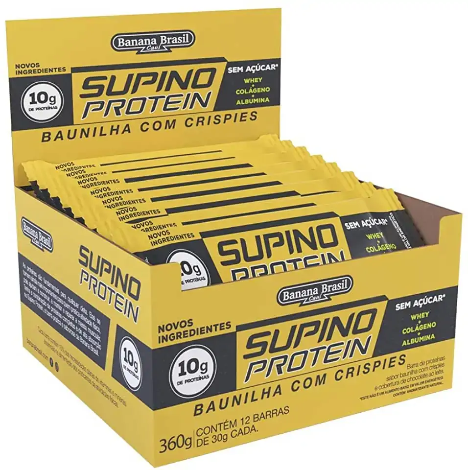 Supino Protein Baunilha Cookies 24 30g