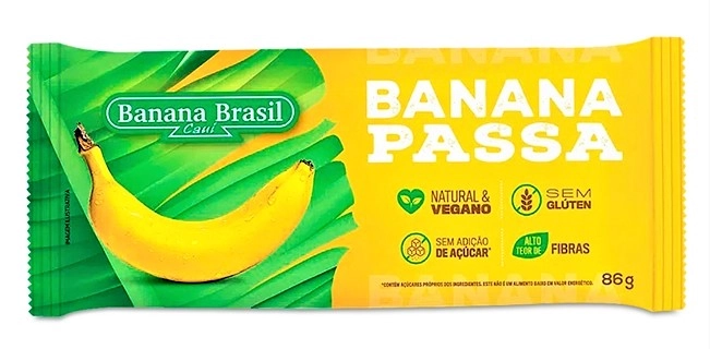 Banana Passa BRASIL Pacote 86g