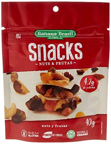 Snack Nuts Frutas Banana Brasil Pouch 40g