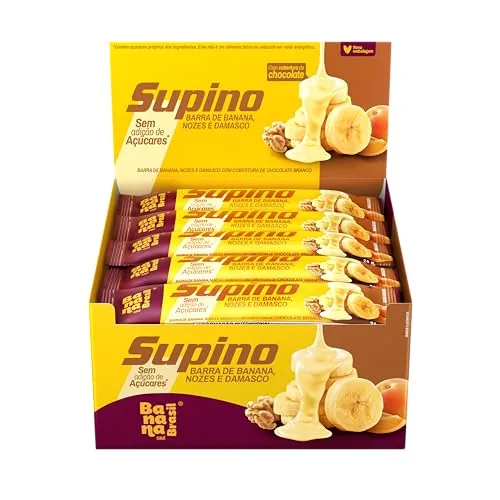 Barra De Cereais Supino Zero Banana E Damasco 24g