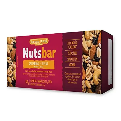 Barra Nutsbar 50g Cast/frutas