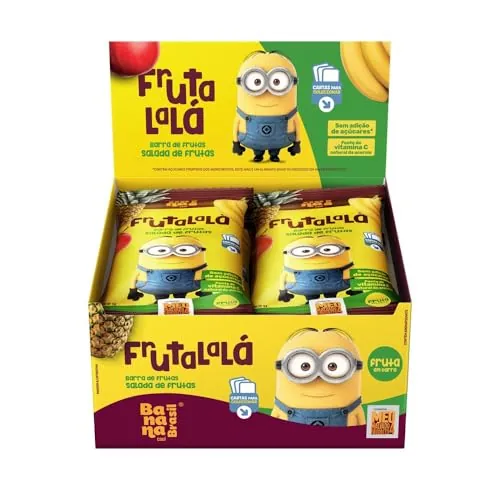 Banana Brasil Barra De Frutas Frutalalá Salada De Frutas 12 Unidades De 25 G