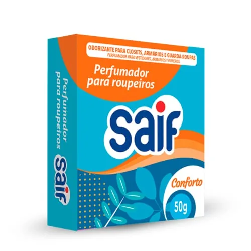 Perfumador Para Roupeiros Conforto Saif Caixa 50g