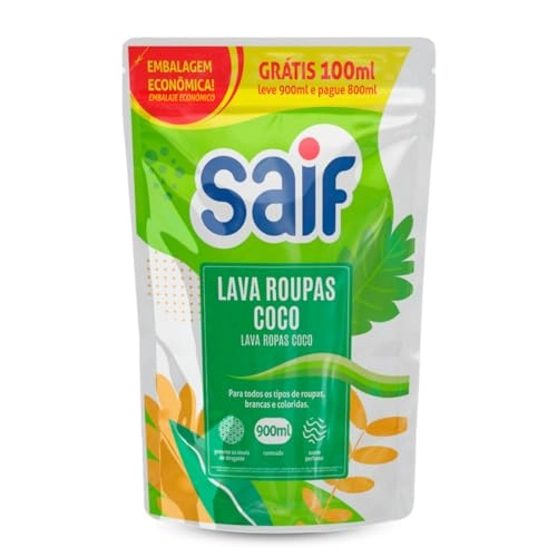 Lava Roupas Coco Saif Sache 900ml Promo Lv 90