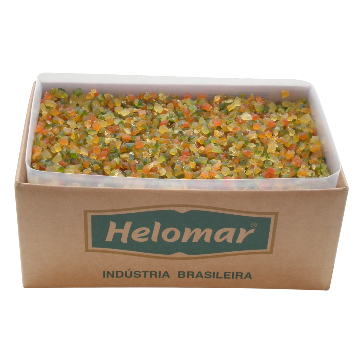 Frutas Cristalizadas Cubos Helomar Caixa 10kg