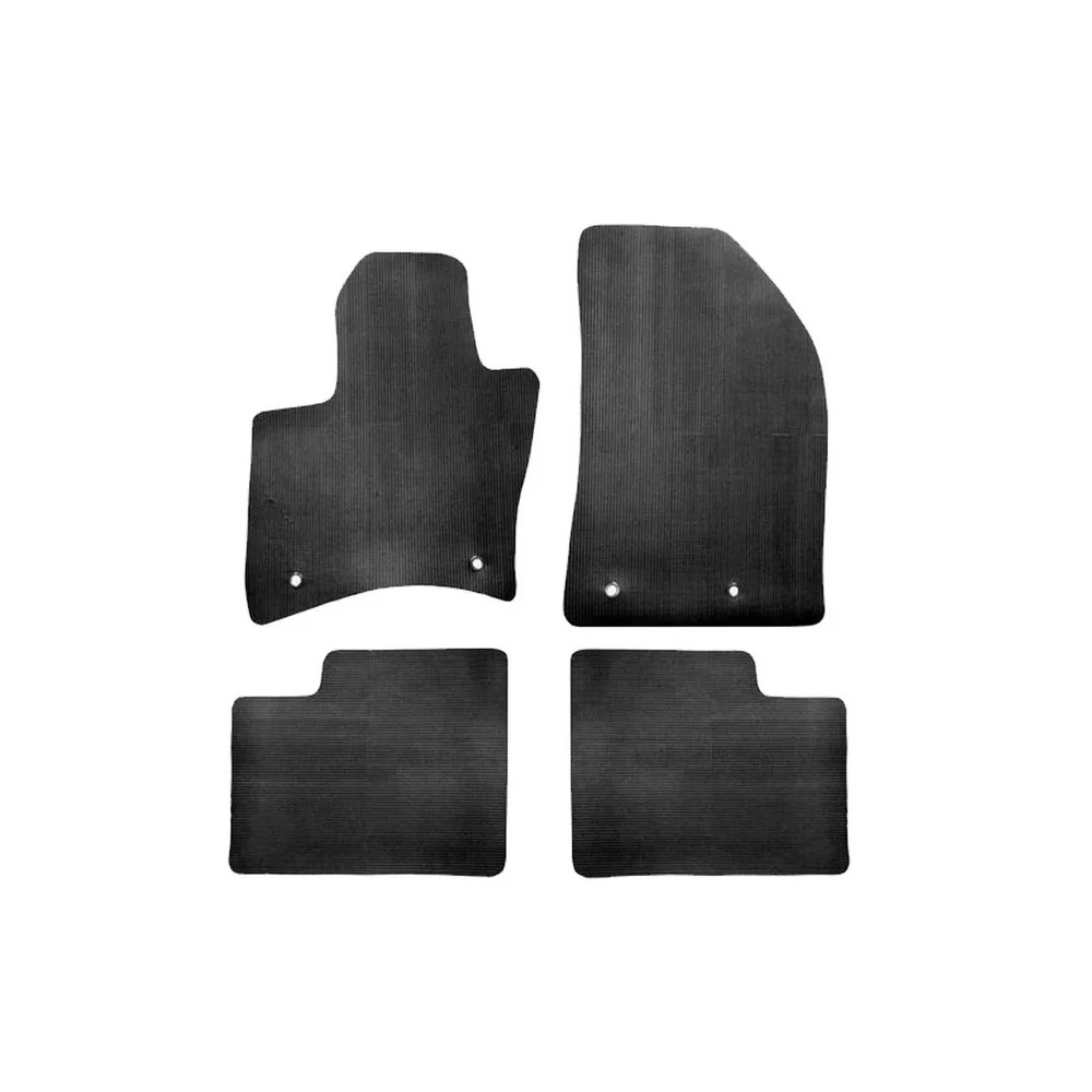 Jogo de Tapete FIAT TORO Preto 4 Peças - UNICOL 3450201