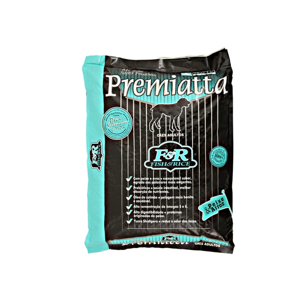 Premiatta Super Premium Fish E Rice Adultos Pacote 2 Kg