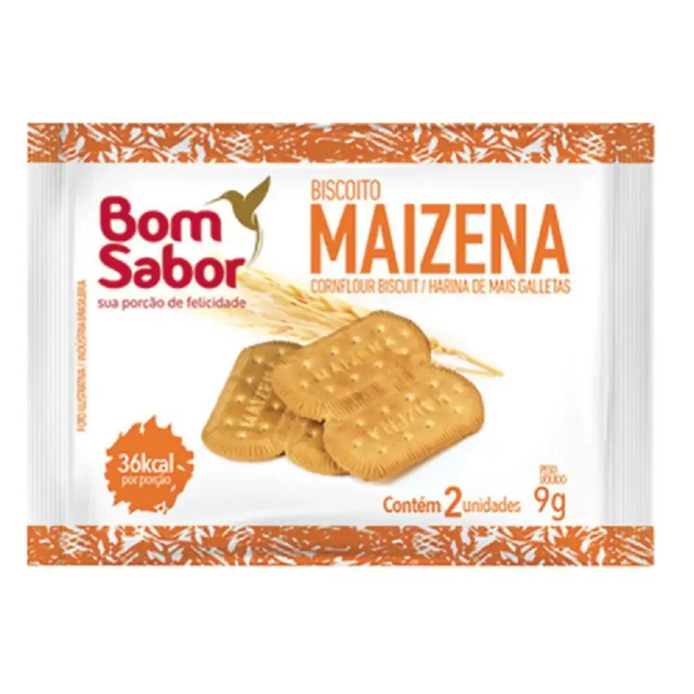 Bisc. Bom Sabor C/2 9g Maizena