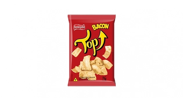 Salgadinho De Trigo Top Sabor Bacon