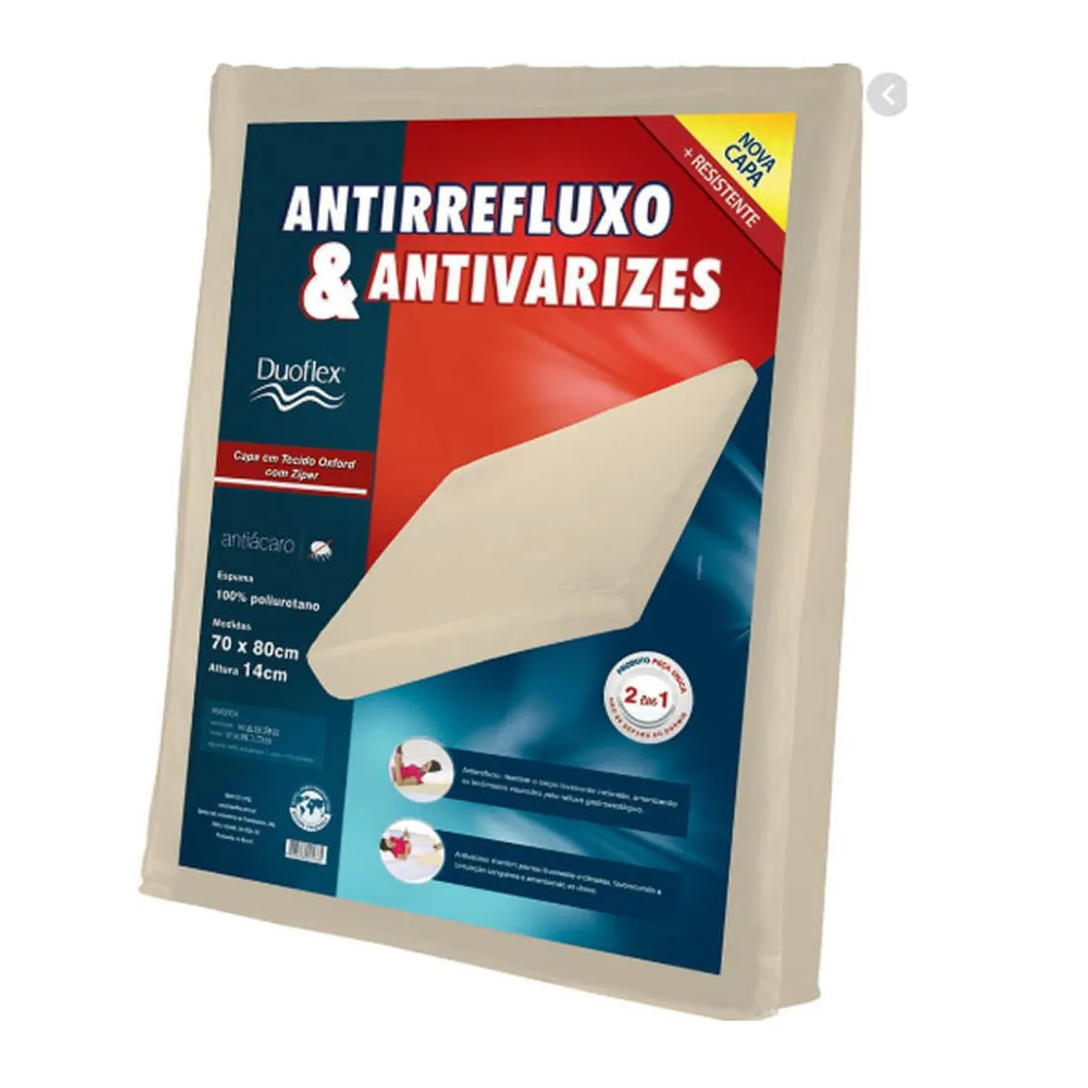 Almofada Anti Varizes E Refluxo Duoflex Anti Varizes E Refluxo Duoflex