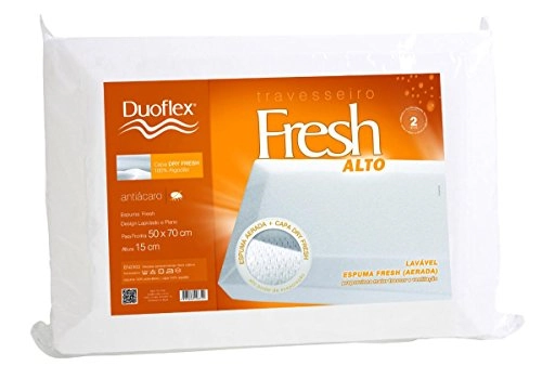 Travesseiro De Altura Regulável 100 Látex Duoflex 50 X70 Cm