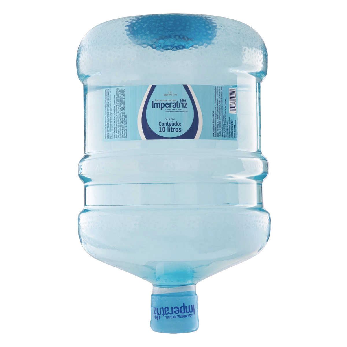 água Mineral Natural Sem Gás Imperatriz Galão Retornável 10l