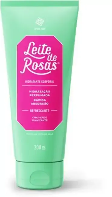 Loção Hidratante Leite De Rosas Refrescante Com