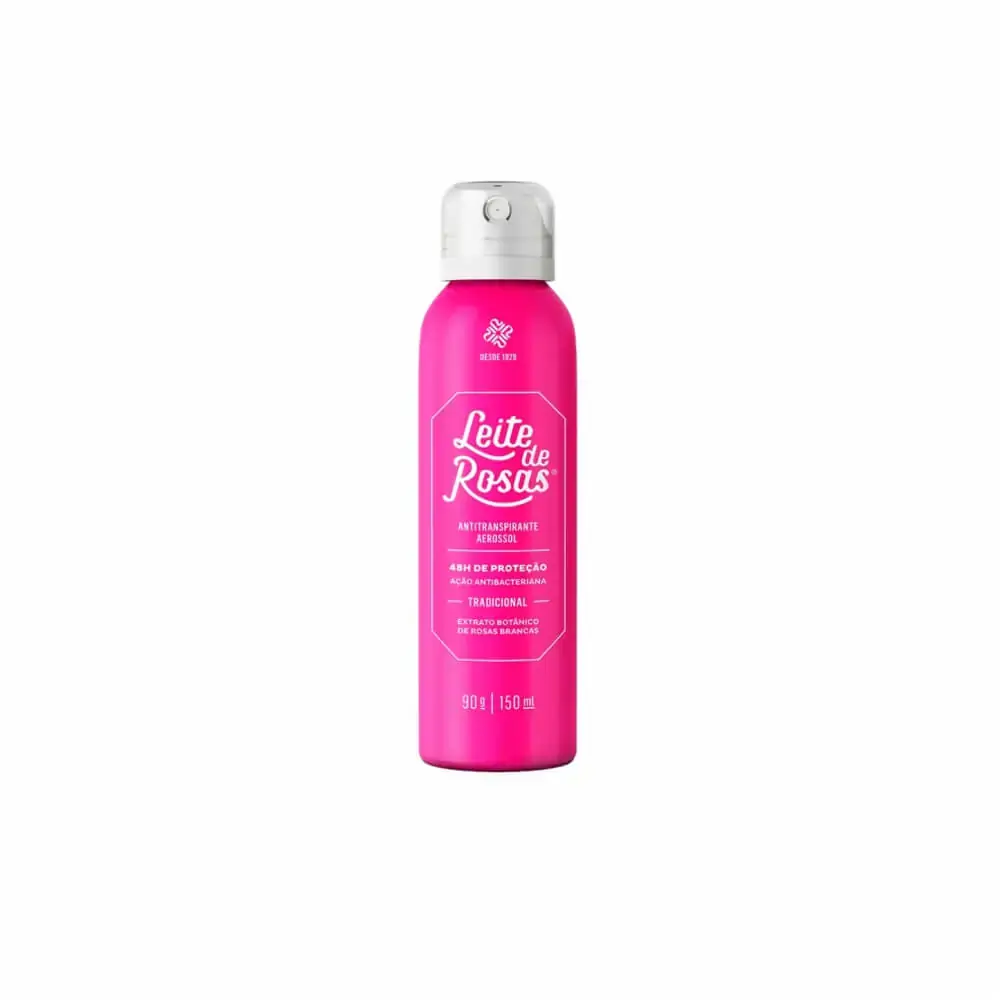 Linha Tradicional Leite De Rosas Desodorante Antitranspirante Aerossol 90 Ml Leite De Rosas Classic