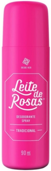 Desodorante Spray Leite De Rosas Tradicional Com