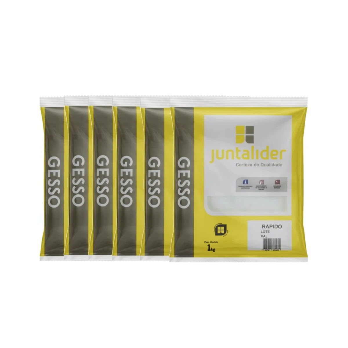Gesso Rápido 6kg Juntalider