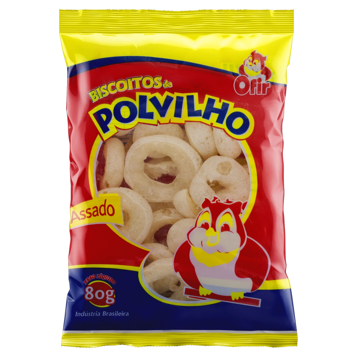 Biscoito De Polvilho Rosquinha Ofir Pacote 80g