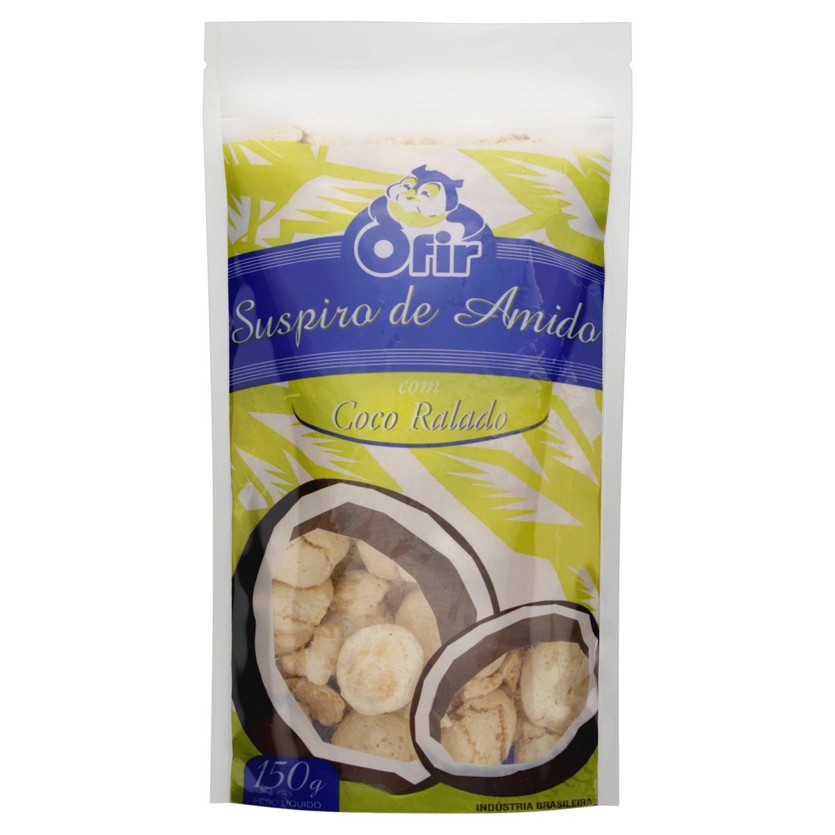 Suspiro De Amido Com Coco Ralado Ofir Pacote 150g