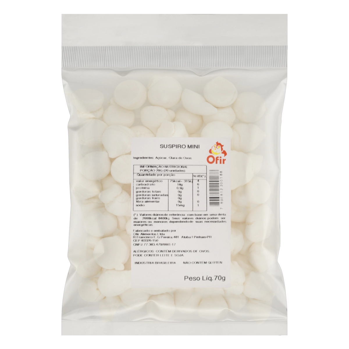 Mini Suspiro Ofir Pacote 70g