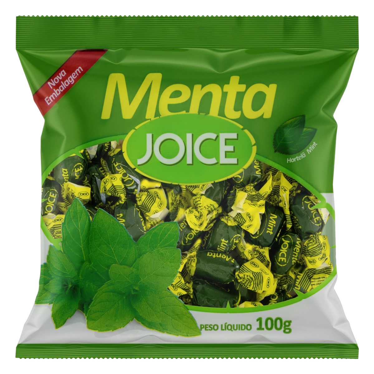 Bala Menta Joice Pacote 100g