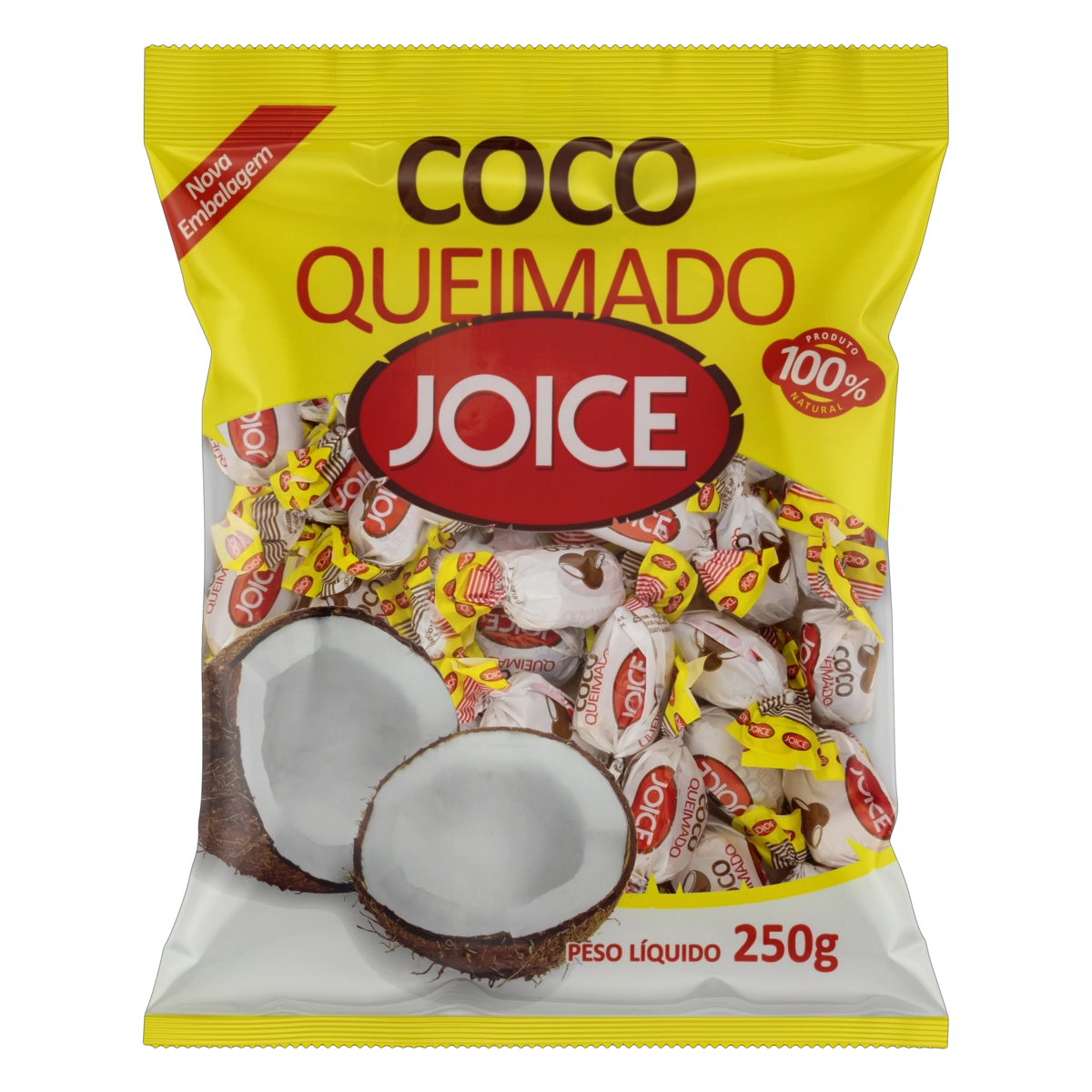 Bala De Coco Queimado Joice Pacote 250g