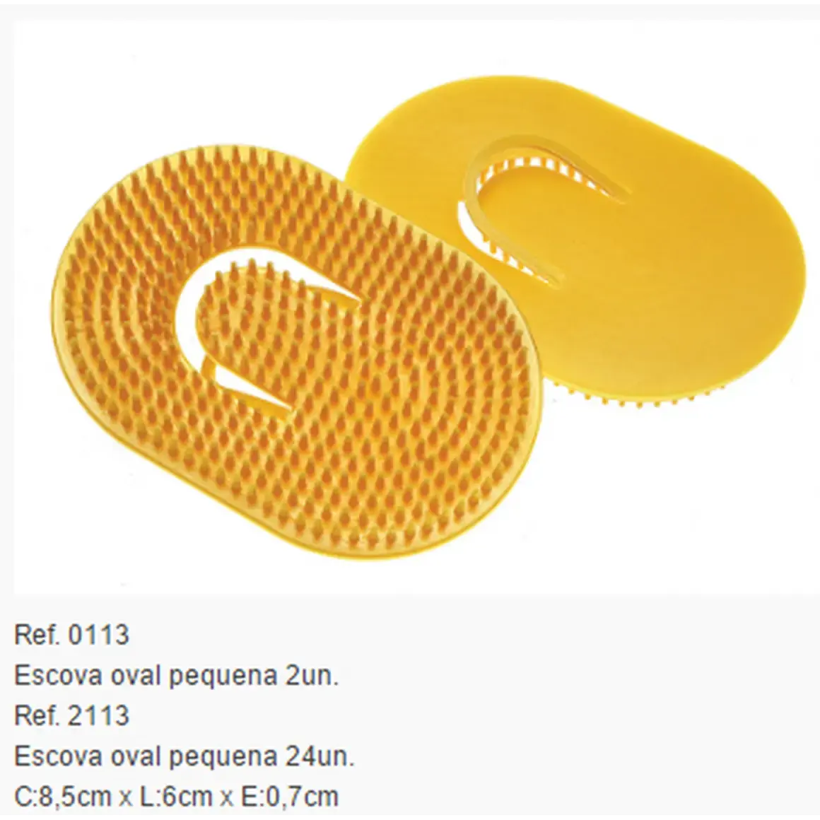 Escova Bonitinho Massagem Oval C/02 R.0113