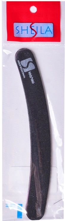 Lixa Unha Sheila Banana Preta 100/180 1405