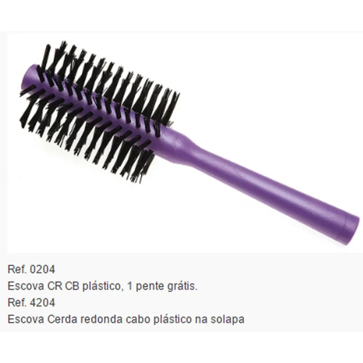 Escova Cabelo Plast