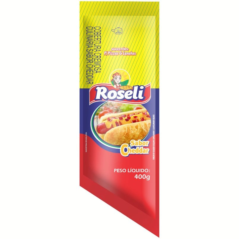 Requeijao Roseli Cheddar Bisnaga
