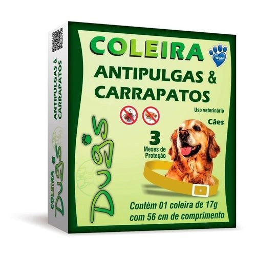 Coleira Caes Antipulgas/carrap. 56cm