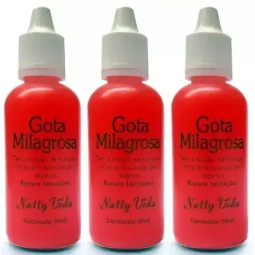 Kit Gota Milagrosa Para Pés Combate Rachadura 30ml (3 unidades)  Kit