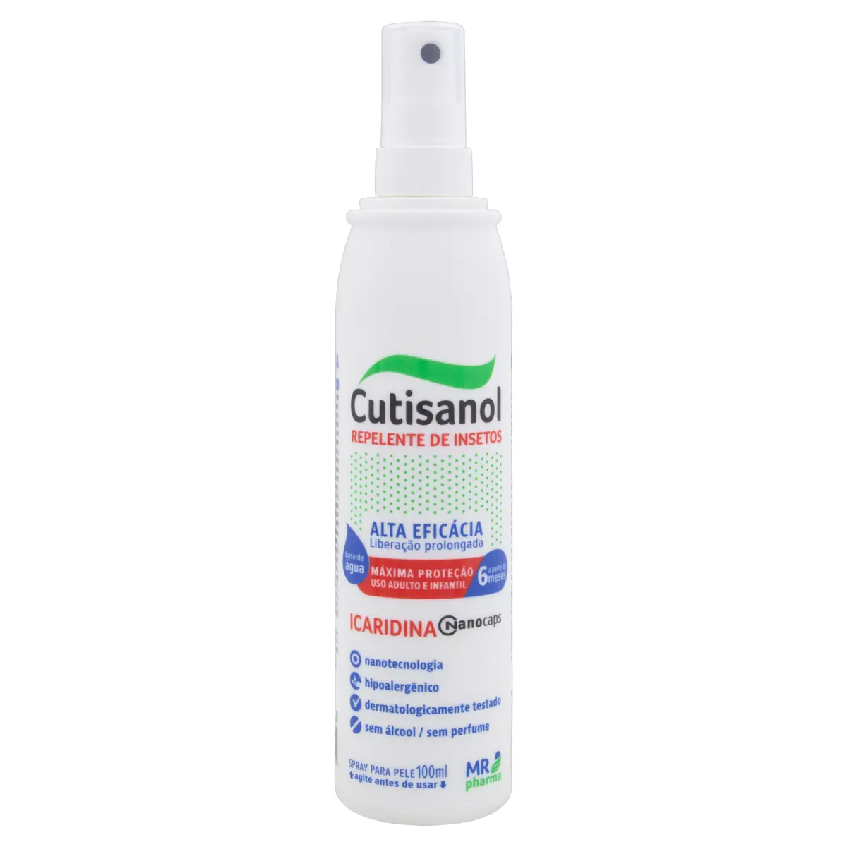 Repelente Spray Sem Perfume Cutisanol Frasco 100ml