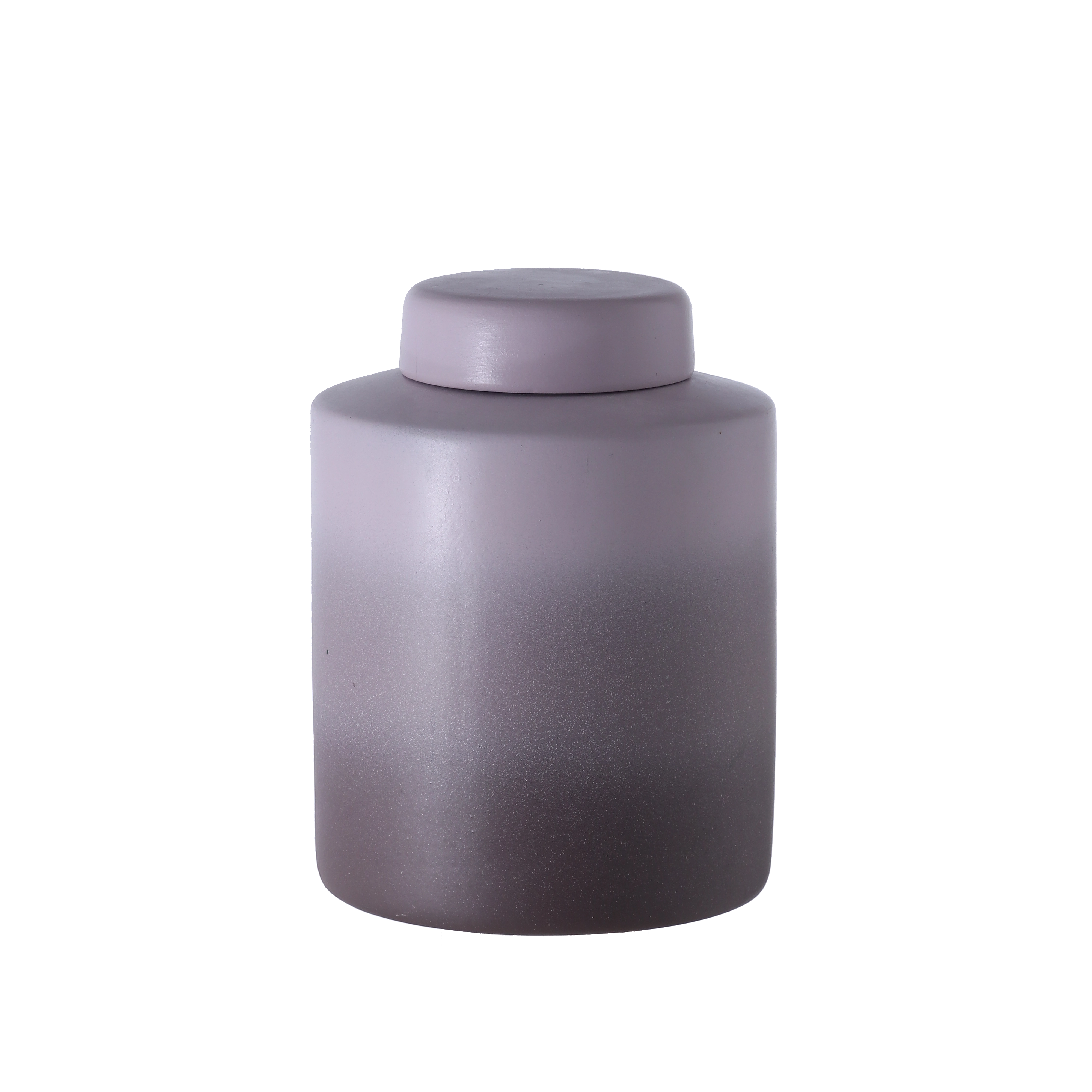 Pote Decorativo Cilindrico Flor De Lotus Alto P 8053 Danvin