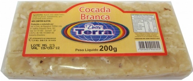 Doce Terra Cocada Branca