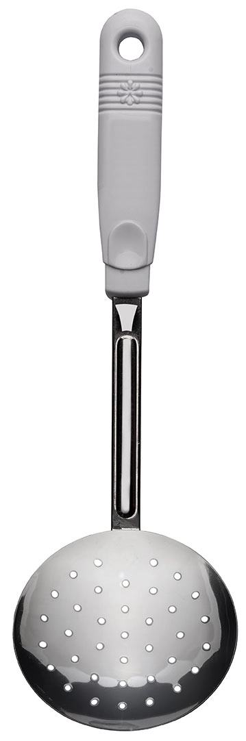 Espumadeira Aquarela Aco Inox C Branco