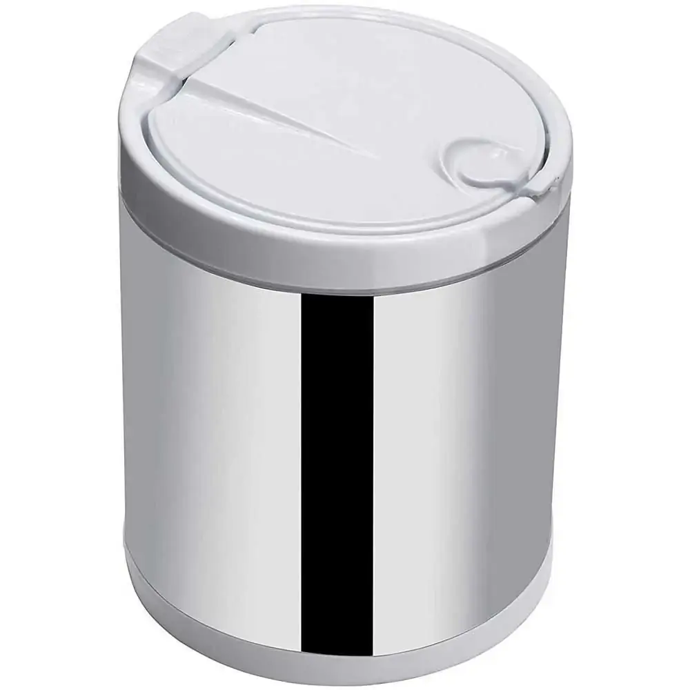 Lixeira Viel 2,5l P/pia Inox C/t Clicar Recip Plas