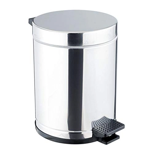 Lixeira Viel 4,5l Pedal Cesto Plast.tampa Inox