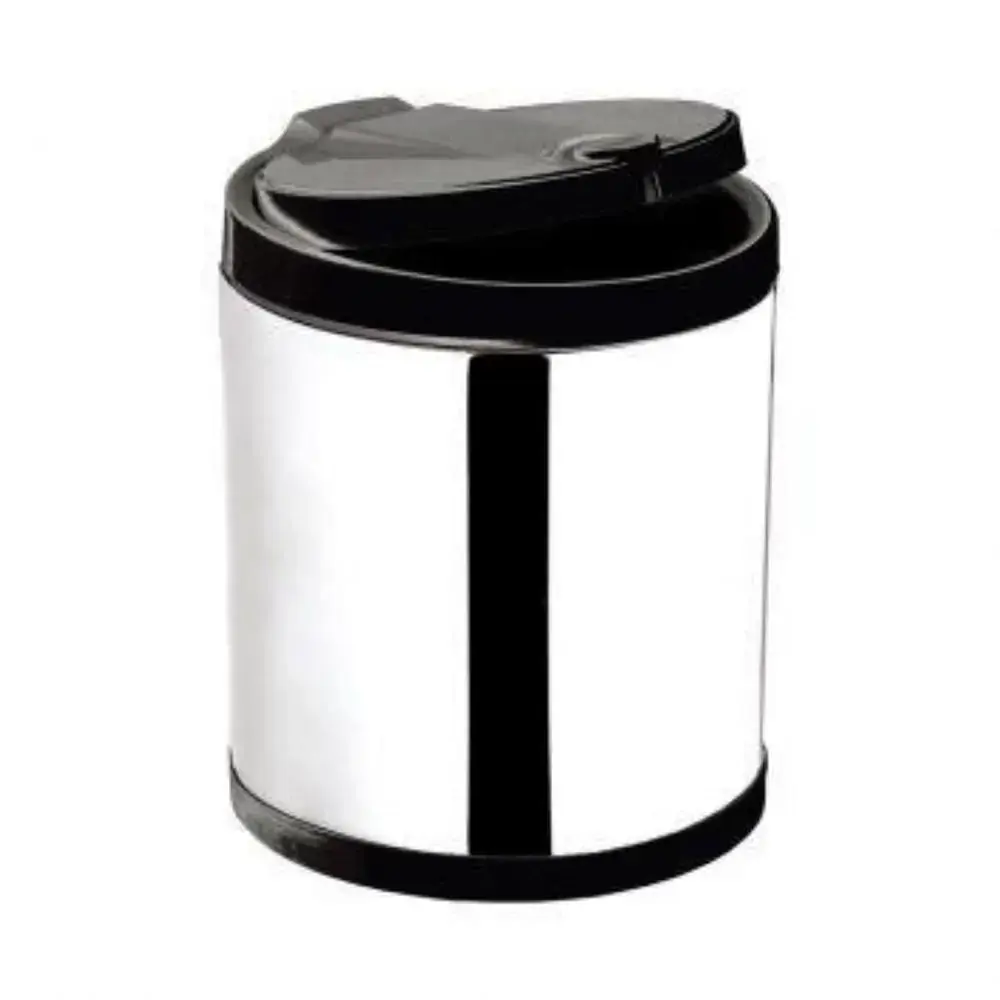 Lixeira Viel 2,5l P/pia Inox C/t Clicar Rec Polip