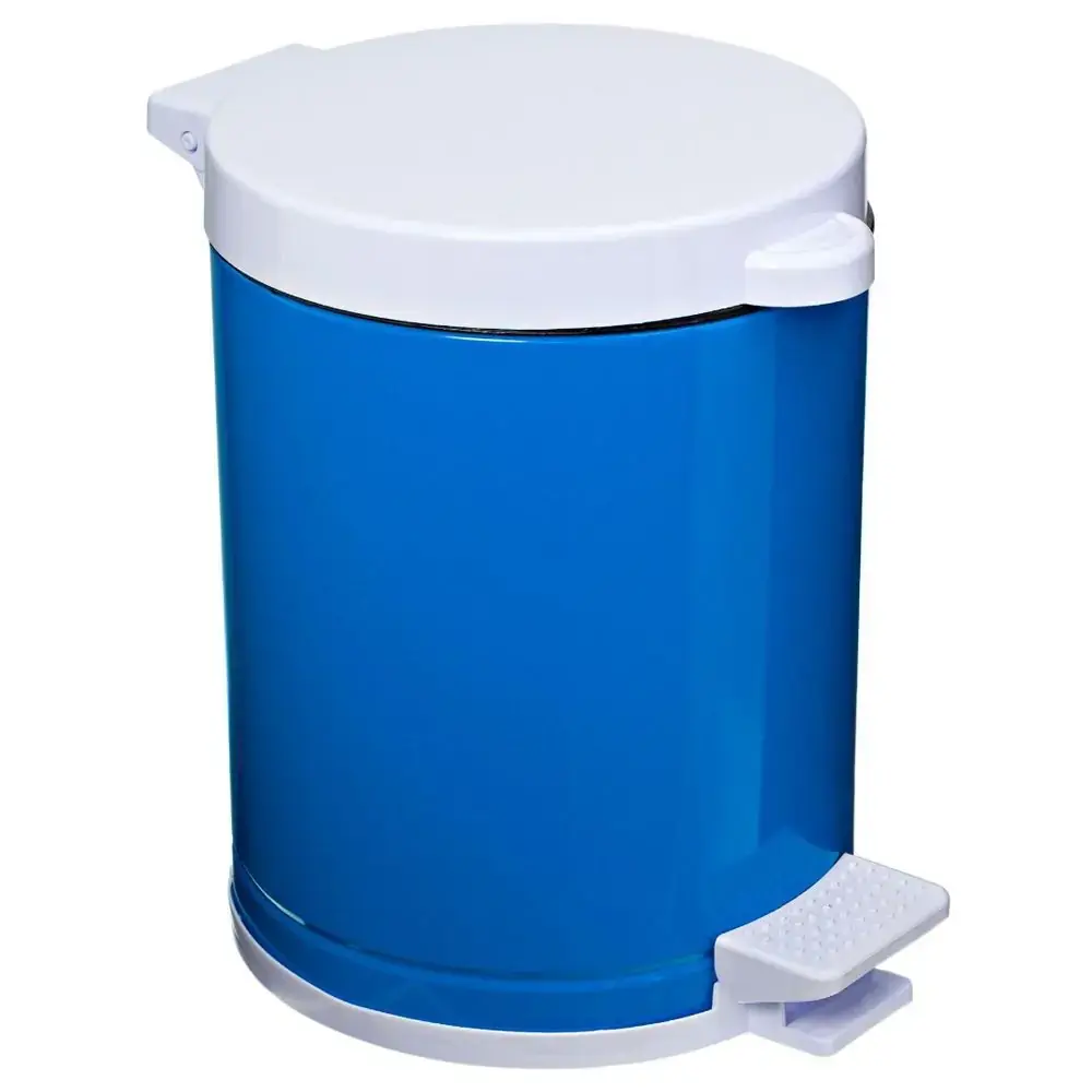 Lixeira Viel Pedal/cesto 4,5l Azul