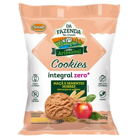 Biscoito Cookies Biosoft Lig Gergelim