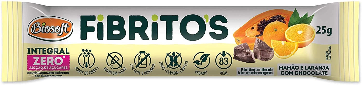 Palito Fibras Biosoft Diet Mamao Linhaca