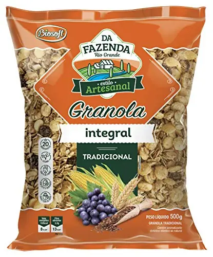 Granola Tradicional Integral Biosoft 500g