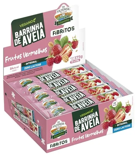 Biosoft Barrinha De Aveia Fibritos Frutas Vermelhas 15x25g