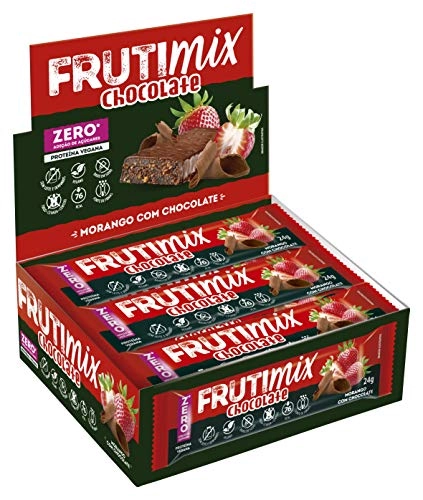 Barra Fruta Morango 24g Biosoft Dp.c/15 Biosoft
