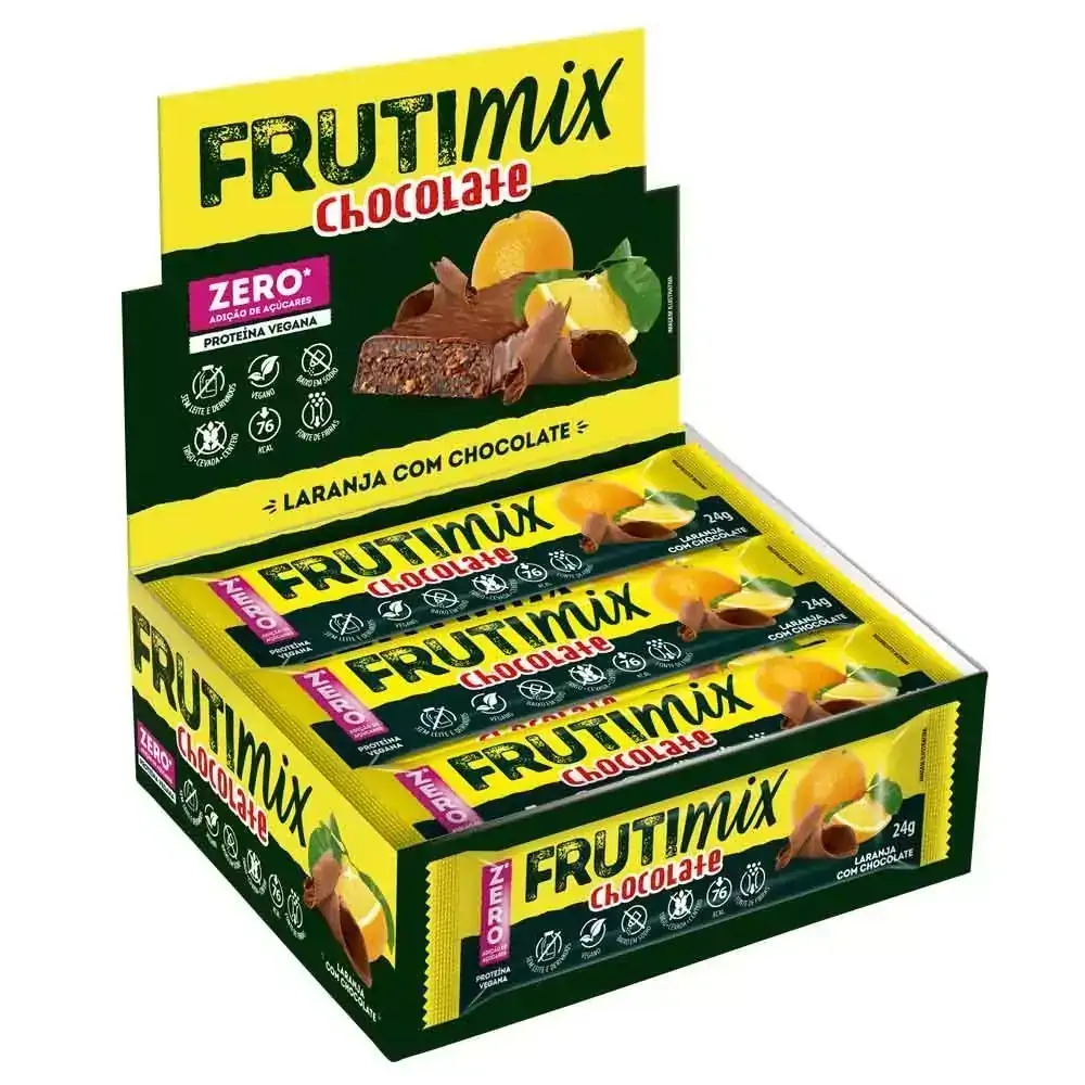 FrutiMix Laranja com Chocolate Biosoft (Cx c/ 15un de 24g)