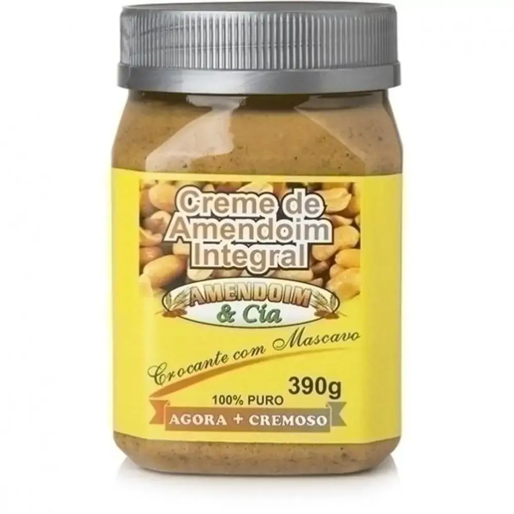 Amendoim Cia Creme De Amendoim Croc C Masc 390g