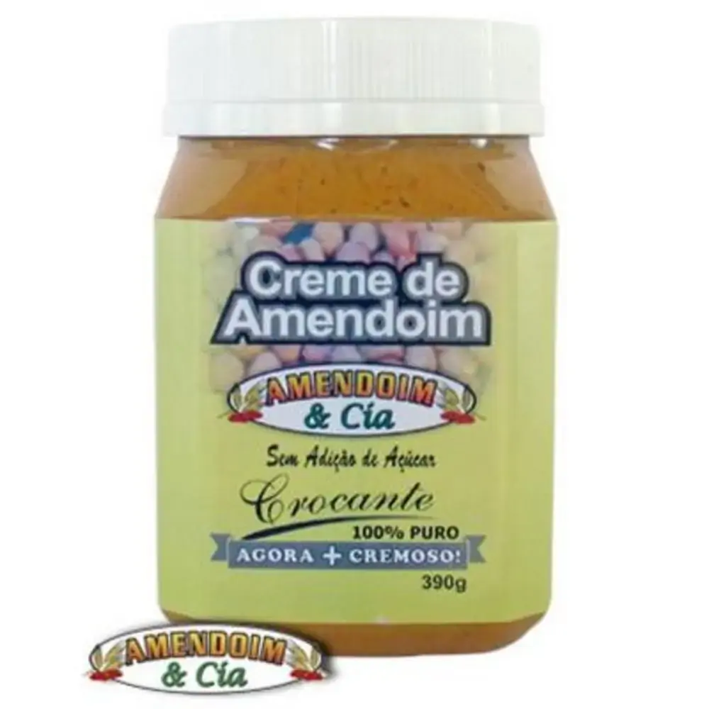 Amendoim Cia Creme De Amendoim Croc 390g