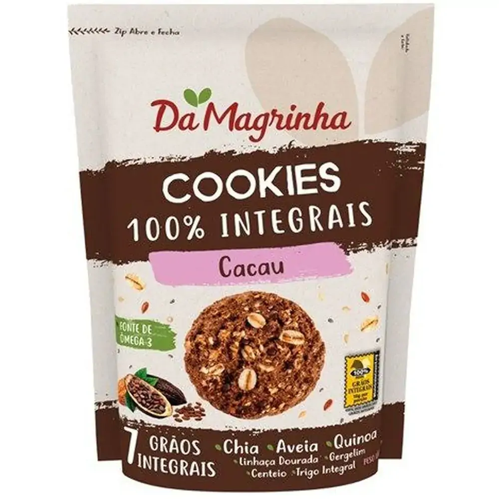Mini Cookie Integral Granola Cacau 35g Damagrinha