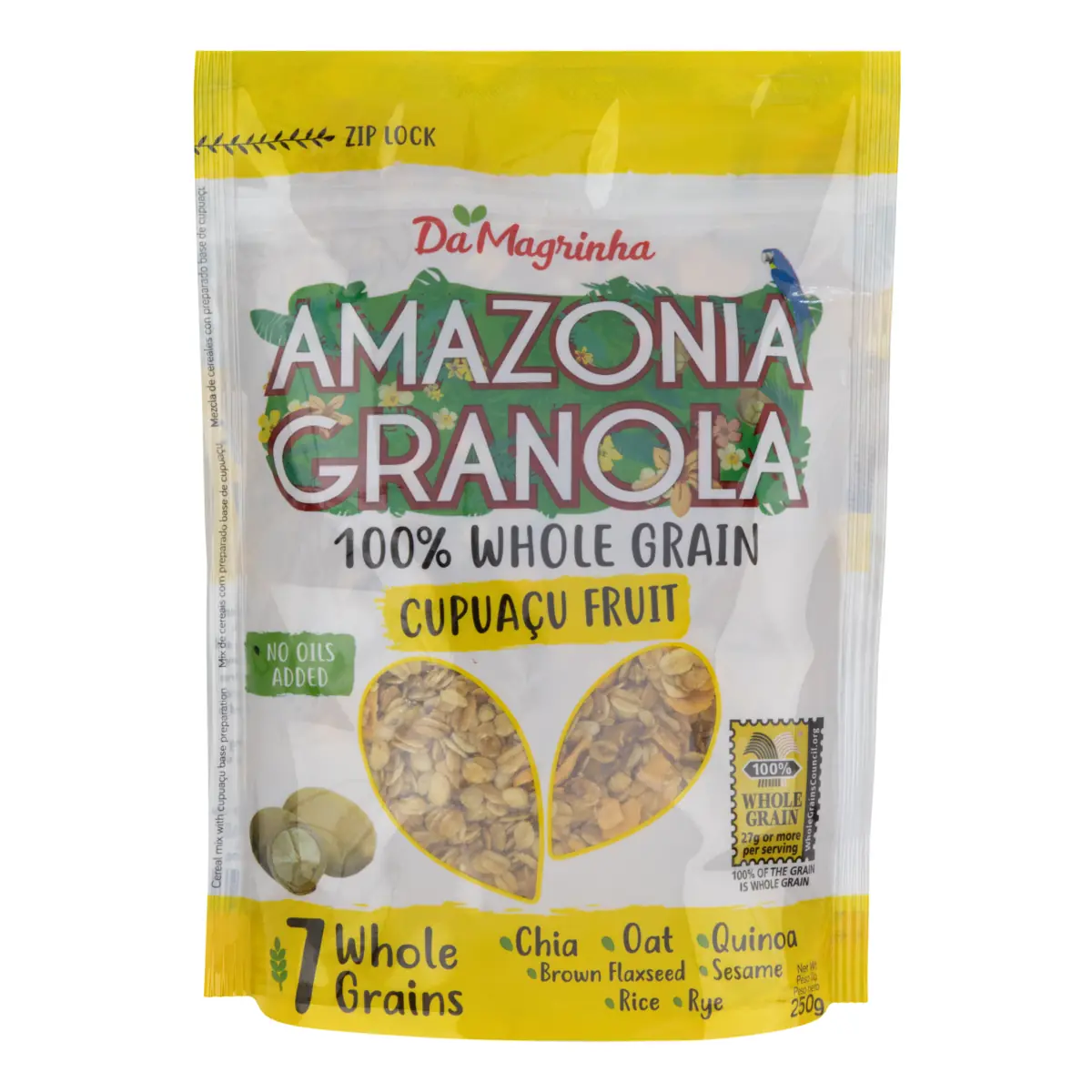 Granola Integral Cupuaçu Fruit Da Magrinha Amazônia Pouch 250g