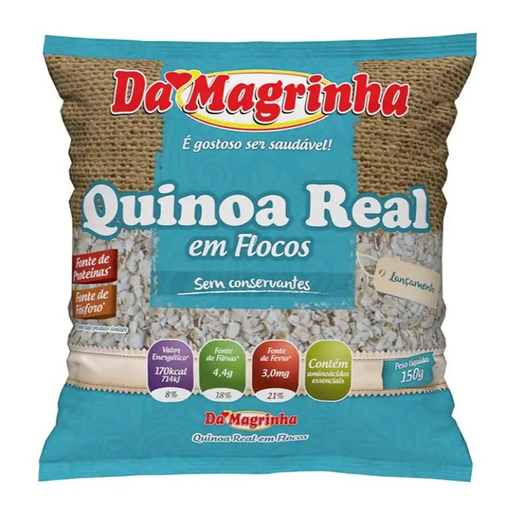 Quinoa Real Em Flocos Da Magrinha